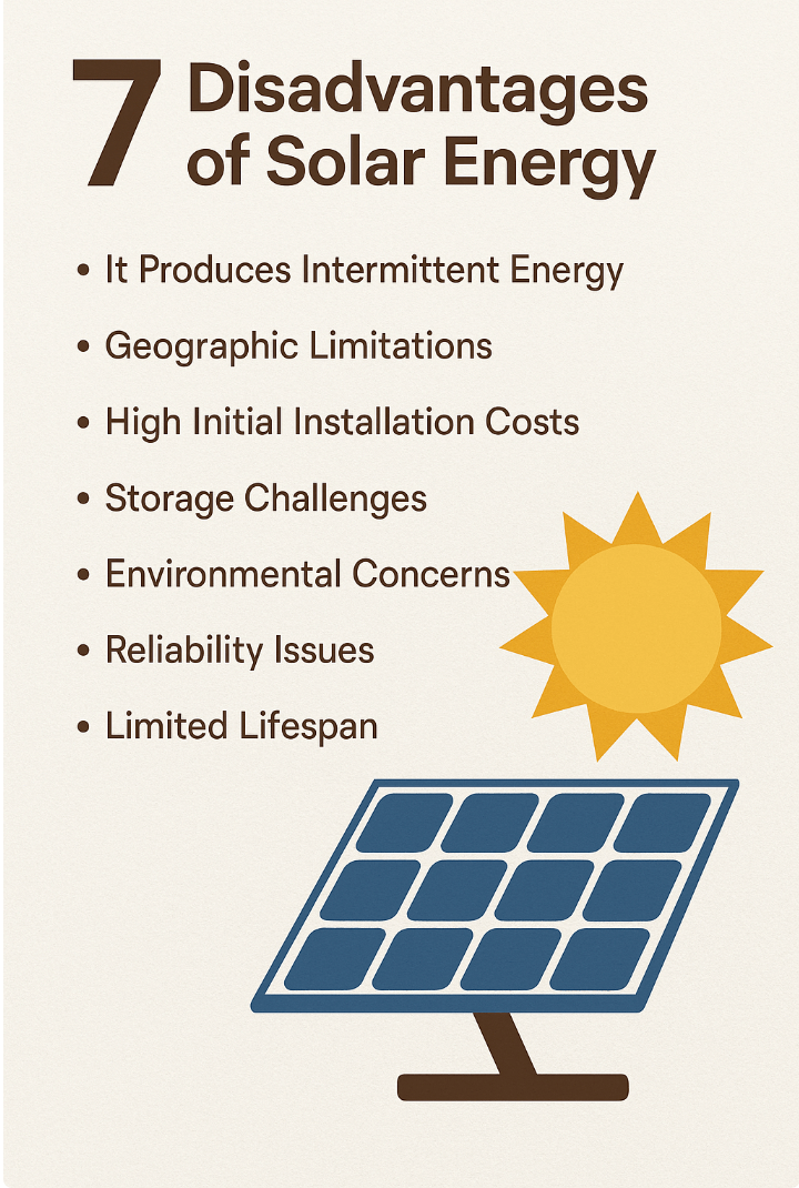 7 Disadvantages Of Solar Energy
