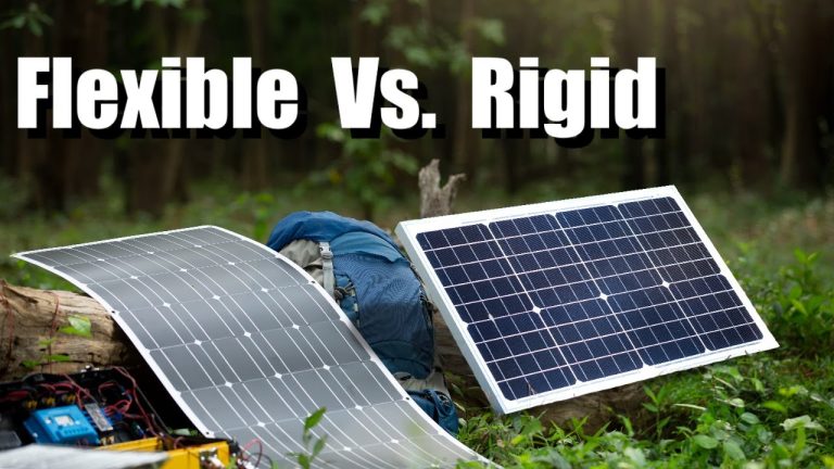 Flexible solar panels vs rigid solar panels
