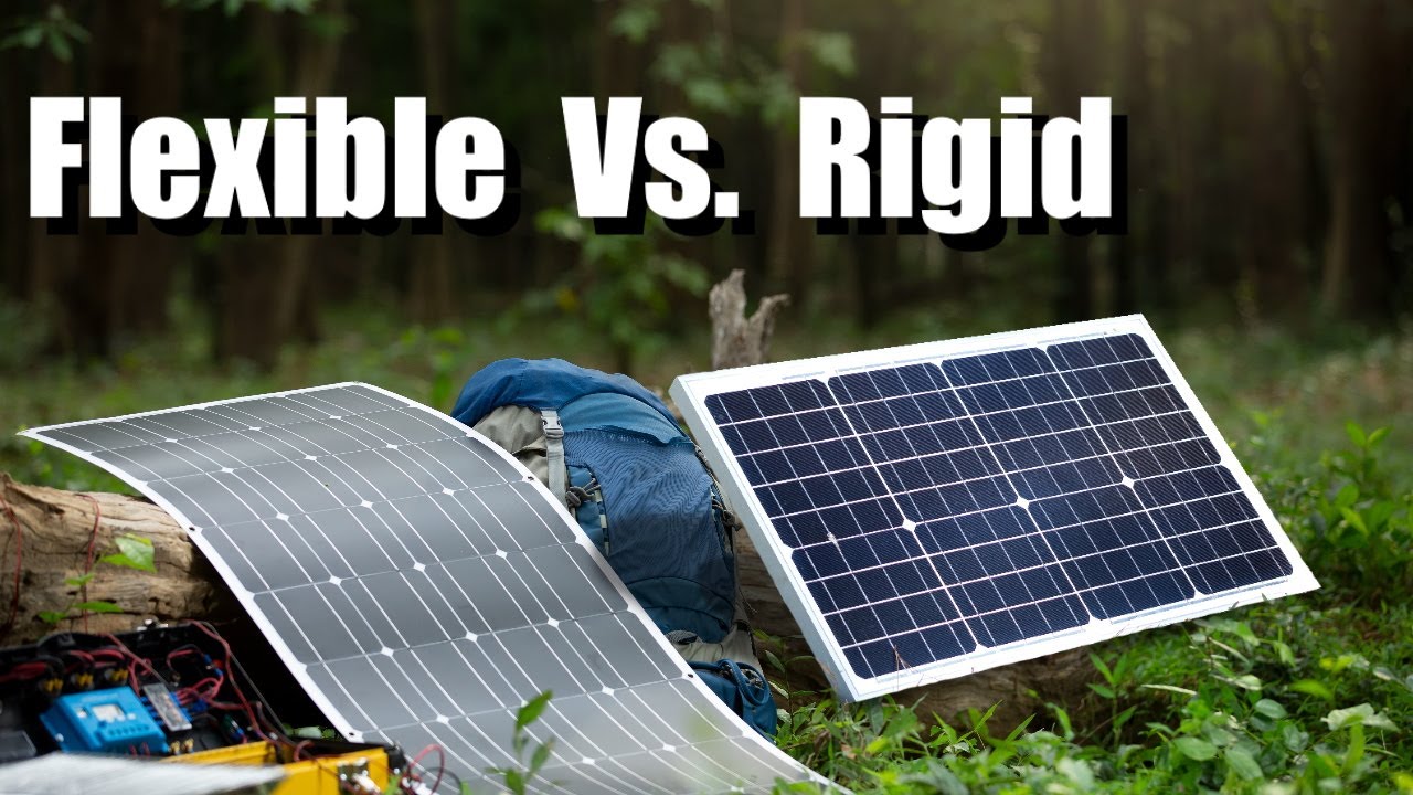 Flexible solar panels vs rigid solar panels