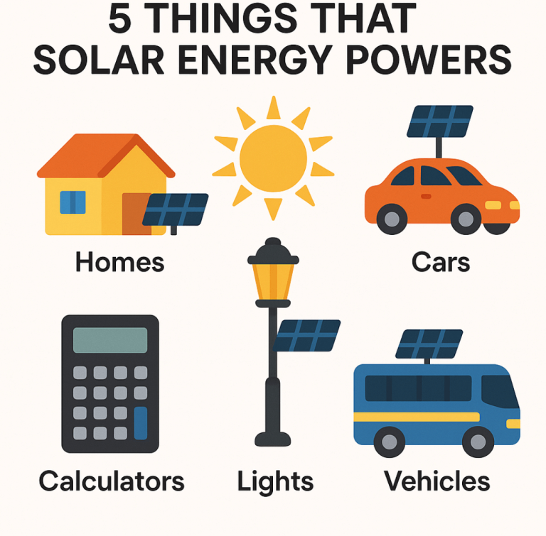 5 Things That Solar Energy Powers